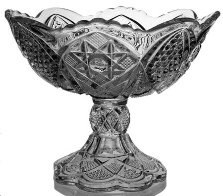 Minnesota Clear Round Compote (Height X Width)