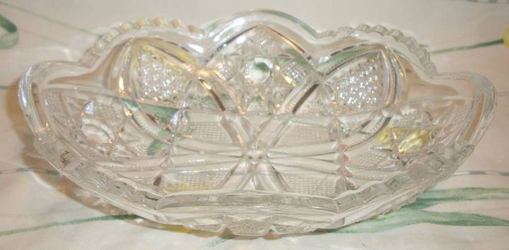 Minnesota Clear 8" Oval Relish