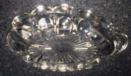 Michigan Clear Pickle Dish