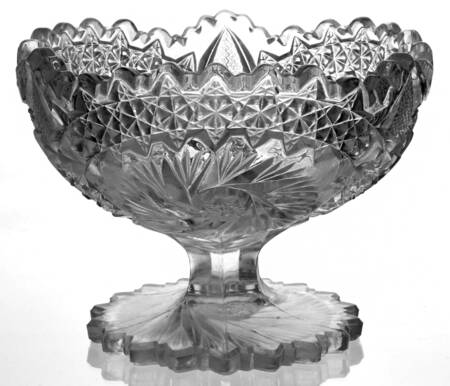 Comet In The Stars Round Compote (Height X Width)