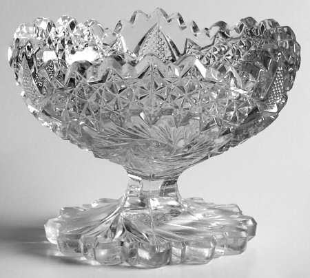 Comet In The Stars Round Compote (Height X Width)