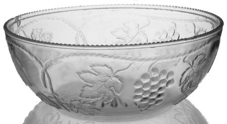 Grape with Vine 8" Round Bowl