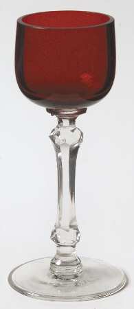 UNK390 Ruby Cordial Glass