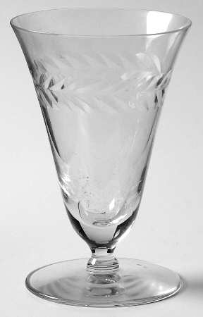 Unk425 (Cut Stem) Juice Glass
