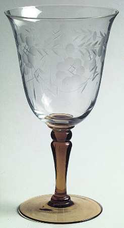 UNK236 Clear (Amber Stem) by Unknown Manufacturer