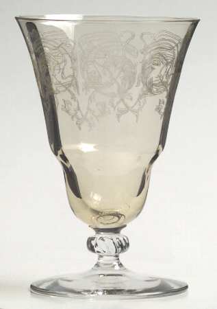 UNK314 Topaz Footed Tumbler