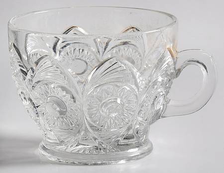 Bulls Eye and Fan Clear Punch Cup
