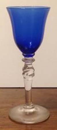 UNK468 (Cobalt Blue) Cordial Glass