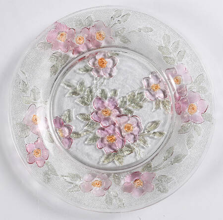 Rosanna Clear Luncheon Plate
