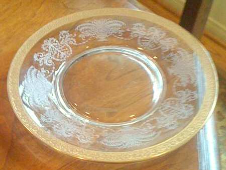 UNK509 Clear Salad Plate