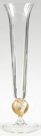 Manhattan Gold 10" Bud Vase