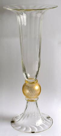 Manhattan Gold 25" Flower Vase