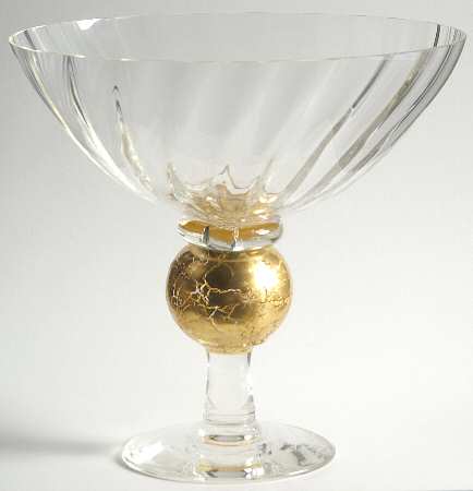 Manhattan Gold 9" Footed Centerpiece
