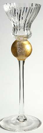 Manhattan Gold 8" Single Light Candlestick