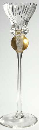 Manhattan Gold 9" Single Light Candlestick