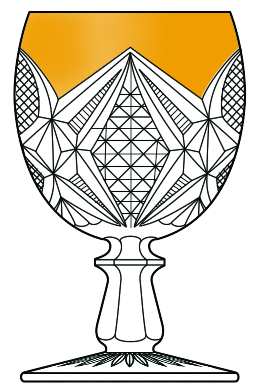 Pennsylvania Clear (Gold Trim)