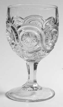 Star in Bull's Eye Clear by US Glass