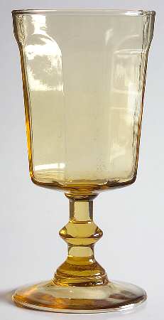UNK542 Amber Wine Glass