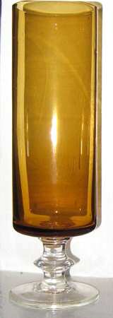 UNK578 Amber Fluted Champagne