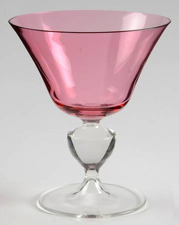 UNK602 Cranberry Champagne/Tall Sherbet