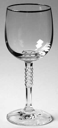UNK707 (Platinum Trim) Wine Glass