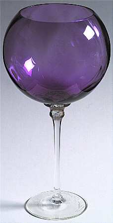 Sienna Crystal (Gold) Amethyst Burgundy Wine