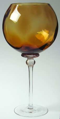 Sienna Crystal (Gold) Amber Burgundy Wine
