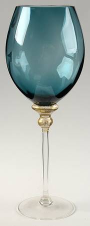 Sienna Crystal (Gold) Blue Bordeaux Wine