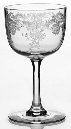 UNK582 Clear (Non Optic) Cordial Glass