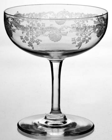 UNK582 Clear (Non Optic) Champagne/Tall Sherbet