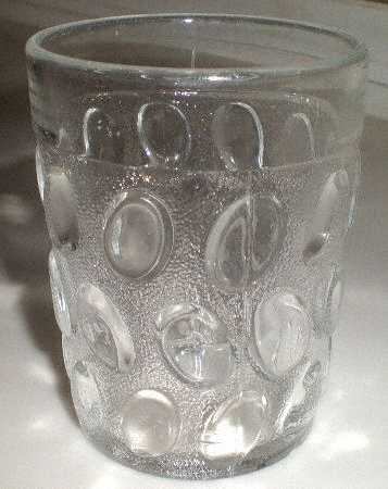 Egg In Sand Clear Flat Tumbler