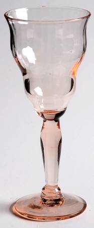 UNK1197 Pink Cordial Glass