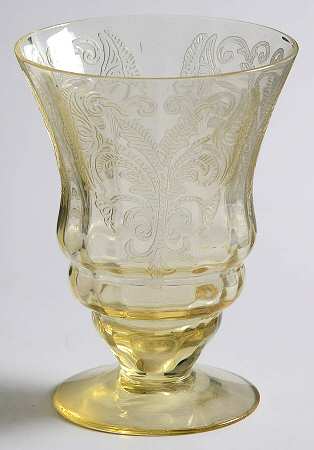 Bellflower-Yellow (Stem #GLL1) 3 Oz Footed Tumbler