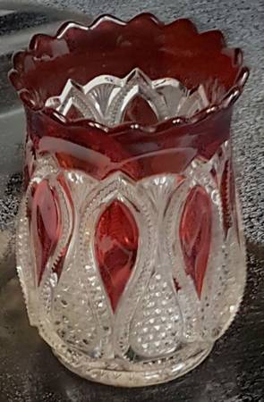 New Jersey Ruby Flash Celery Vase