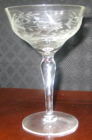 UNK201 Reverse Cut Champagne/Tall Sherbet