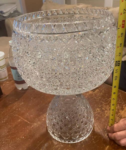 UNK1333 Punch Bowl with Stand