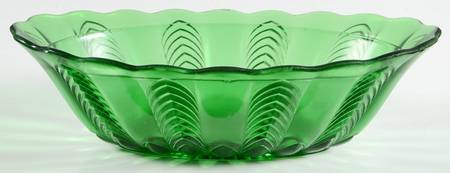 Florida Green 10" Oval Bowl