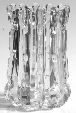 Broken Column Clear Celery Vase