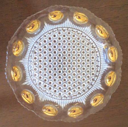Manhattan Clear (Gold Dots) Bread & Butter Plate