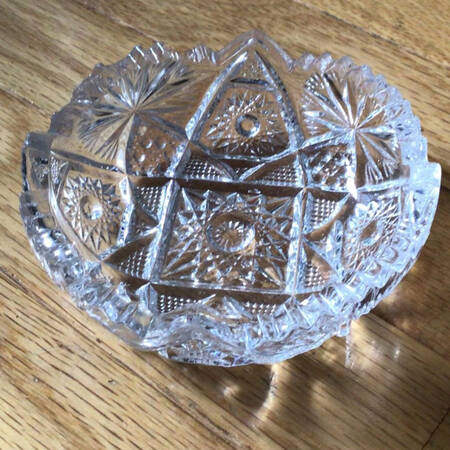 U.S. Regal Clear Small Fruit Dessert Bowl