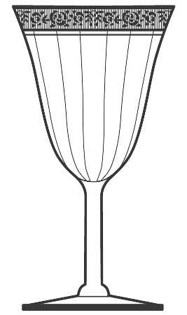 Rambler Rose Clear (Stem 14196, Platinum Encrusted)