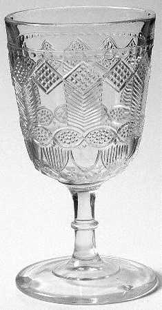 Herringbone Water Goblet