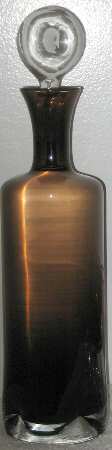 UNK1711 Brown Decanter & Stopper