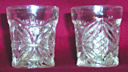 Pattee Cross Clear Whiskey Glass
