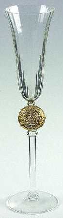 Barcelona Gold Fluted Champagne