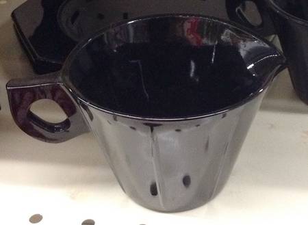 Scroll Black Creamer