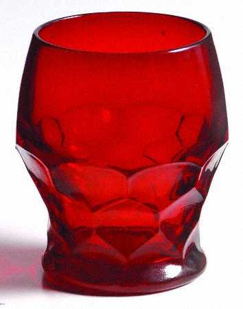 Georgian Ruby 9 Oz Flat Tumbler