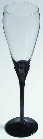 UNK2073 Black Fluted Champagne