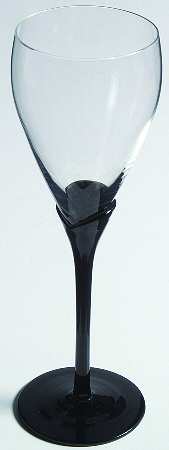 UNK2073 Black Wine Glass