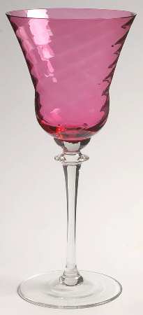 UNK2097 Cranberry Water Goblet